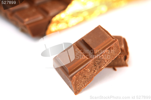 Image of Pieces of chocolate