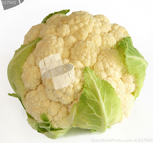 Image of Complete cauliflower close-up