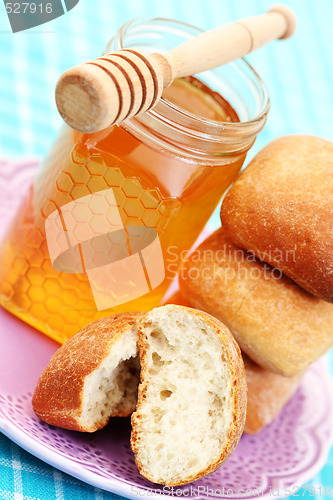 Image of buns and honey