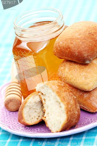 Image of buns and honey