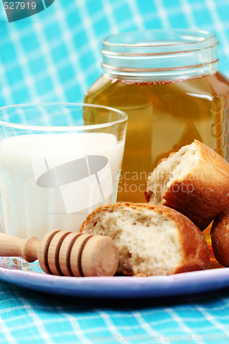 Image of buns and honey