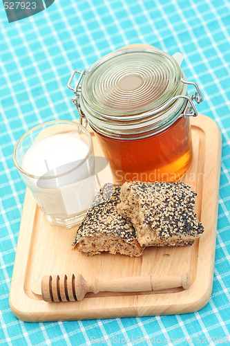 Image of buns and honey