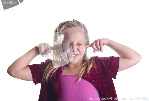 Image of Girl Plugging Ears