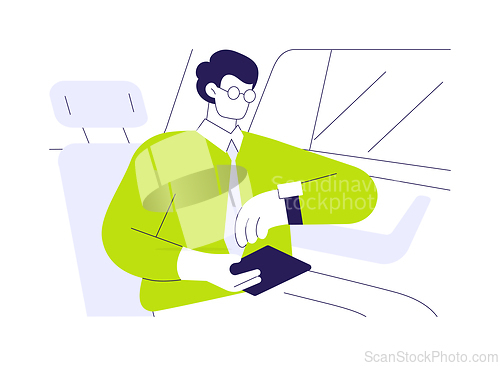 Image of Business schedule abstract concept vector illustration.