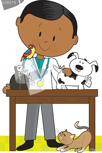 Image of Black Vet and Pets