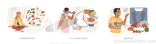 Image of Burn fat isolated concept vector illustration set.