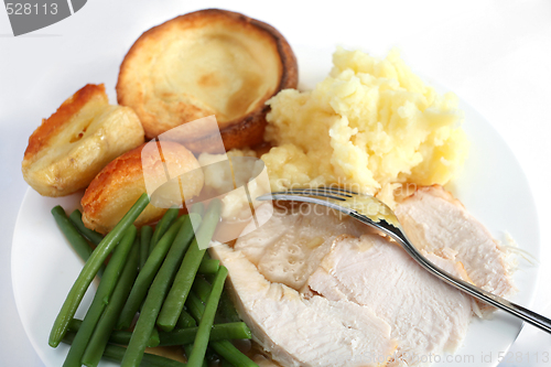 Image of Festive turkey dinner