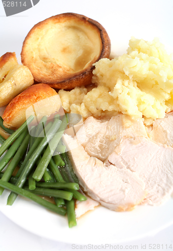 Image of Festive turkey dinner