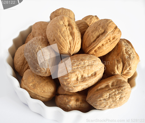 Image of Bowl of walnuts