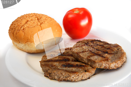 Image of Burger ingredients