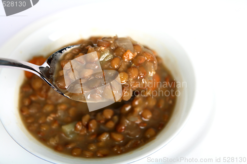 Image of Traditional greek lentil soup