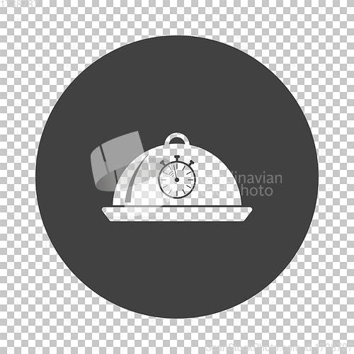 Image of Cloche With Stopwatch Icon