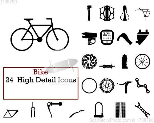 Image of Bike Icon Set