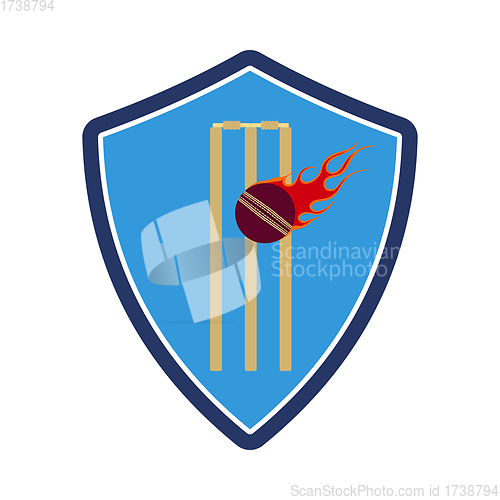 Image of Cricket Shield Emblem Icon