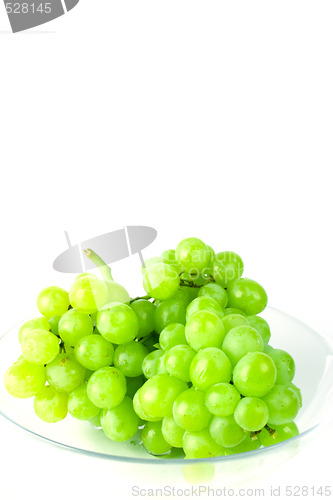 Image of green grapes in bowl