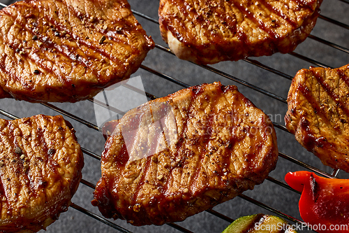 Image of freshly grilled steaks