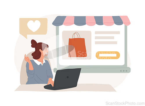 Image of Product isolated concept vector illustration.