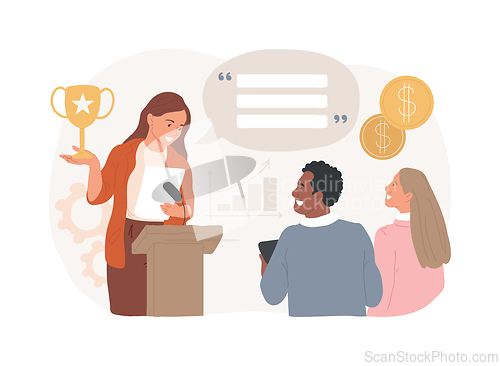 Image of Motivation isolated concept vector illustration.