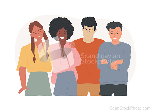 Image of Race isolated concept vector illustration.