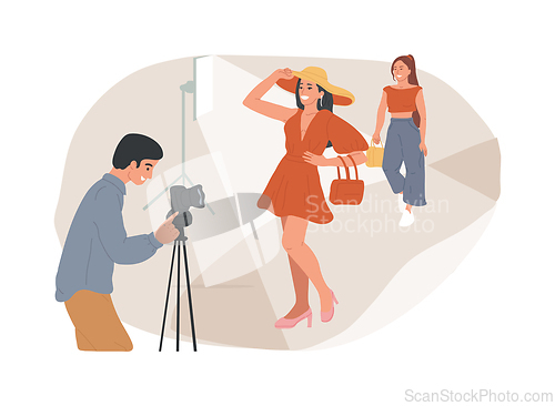 Image of Casting call isolated concept vector illustration.