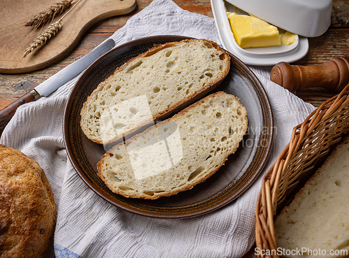 Image of Slices of crusty bread