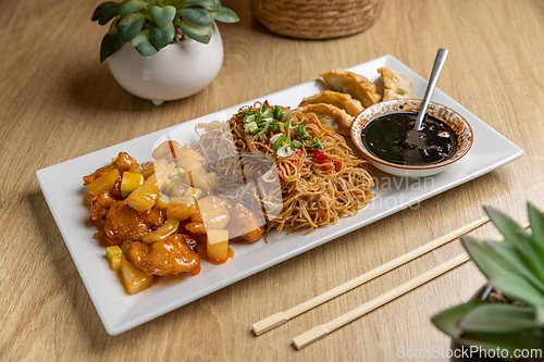 Image of Asian dish concept