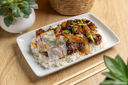 Image of Savory mongolian beef dish