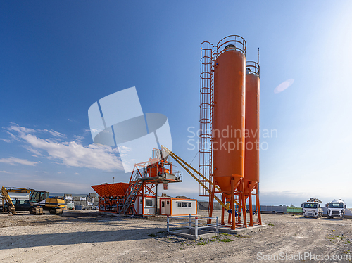 Image of Industrial cement plant