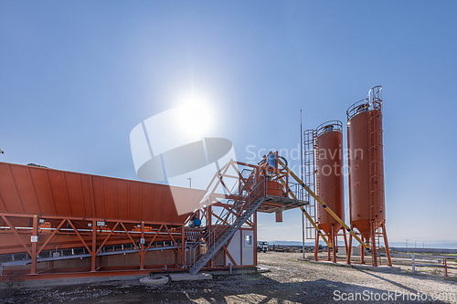 Image of Industrial cement production plant