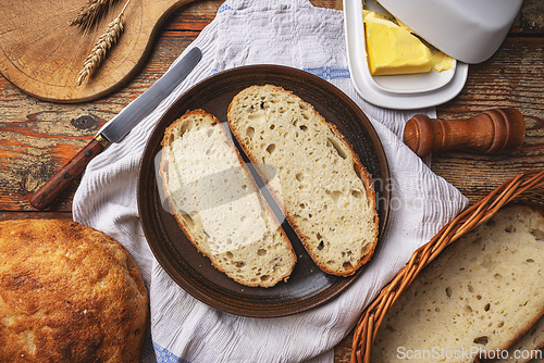 Image of Rustic sourdough bread