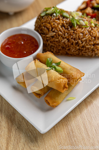 Image of Fried spring rolls