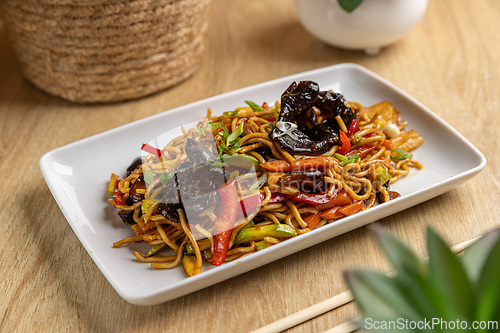 Image of Savory vegetable chow mein