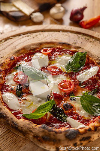 Image of Artisan wood fired margherita pizza
