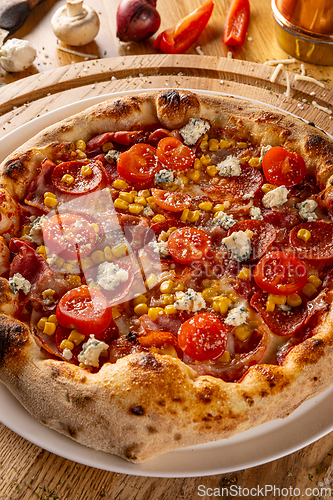 Image of Delicious Italian pizza