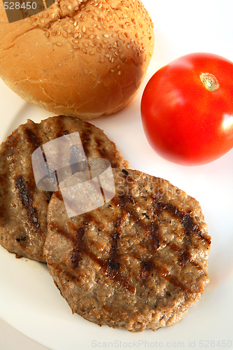 Image of Burger ingredients