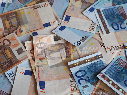 Image of Euro (EUR) notes, European Union (EU)