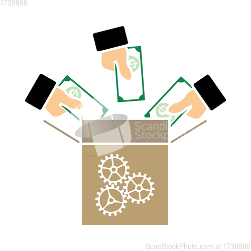 Image of Crowdfunding Icon