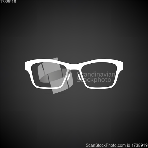 Image of Business Woman Glasses Icon