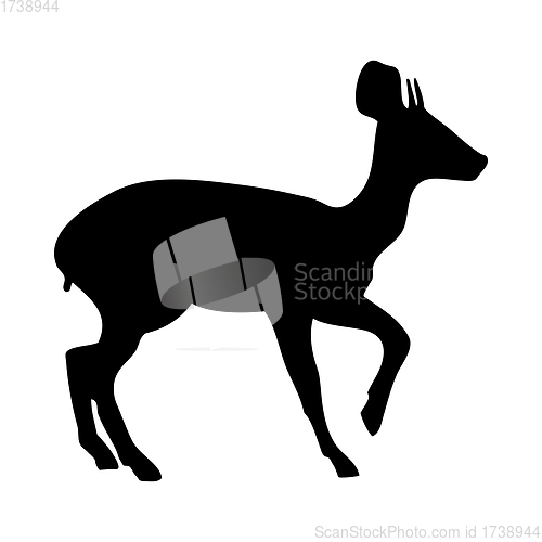 Image of Oribi Antelope Silhouette