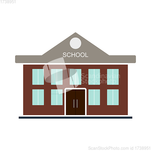 Image of School Building Icon