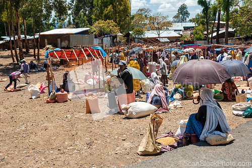 Image of Ethiopian People on the street, Ethiopia Africa
