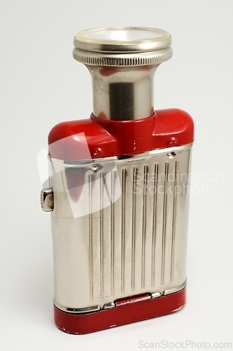 Image of metal vintage pocket electric torch 