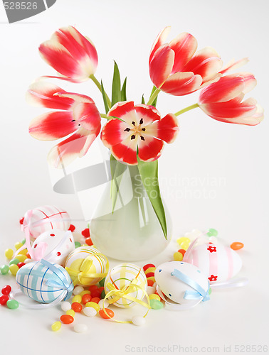 Image of Tulips in vase