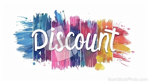 Image of The word Discount created in Hand-Lettering.