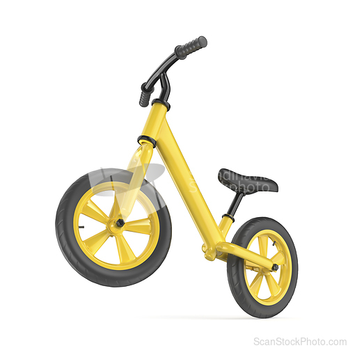 Image of Yellow balance bike