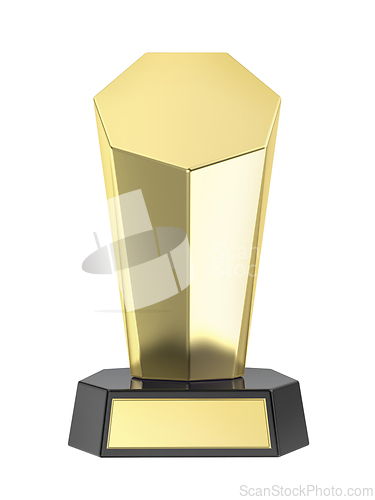 Image of Golden obelisk trophy