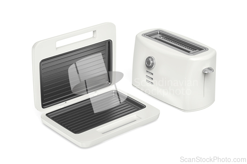 Image of Electric toaster and sandwich maker