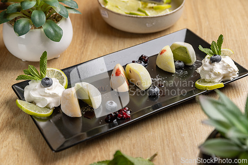 Image of Gourmet Asian dessert platter