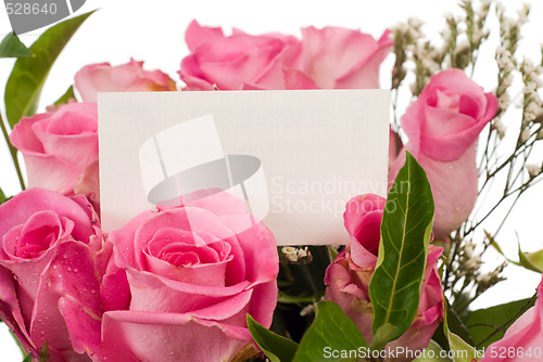 Image of Roses and Message Card