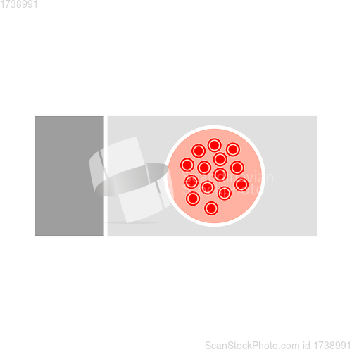 Image of Bacterium Glass Icon